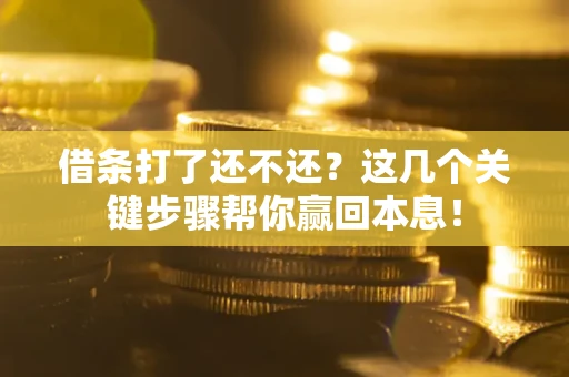 北京借条打了还不还？这几个关键步骤帮你赢回本息！