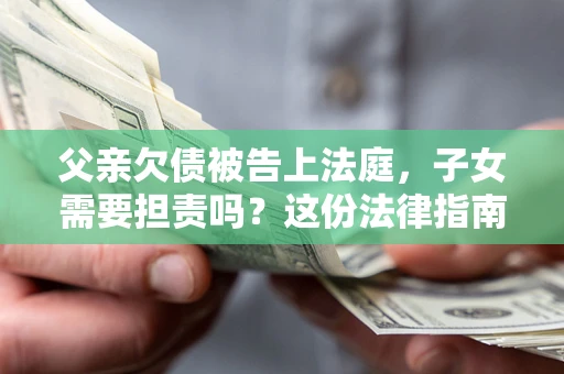 北京父亲欠债被告上法庭，子女需要担责吗？这份法律指南必须看完