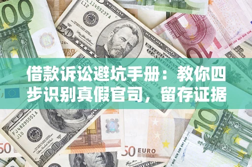 北京借款诉讼避坑手册：教你四步识别真假官司，留存证据不踩雷