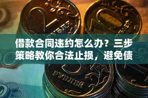 北京借款合同违约怎么办？三步策略教你合法止损，避免债务危机升级
